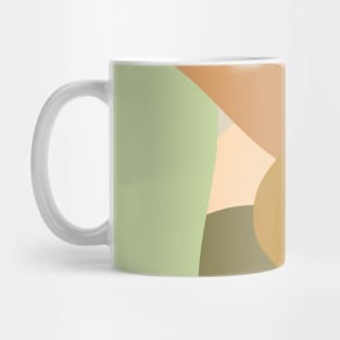 Abstract colorful curves Mug